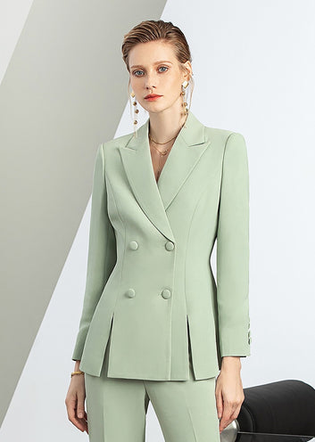 Tana Light Green Blazer and pants suit