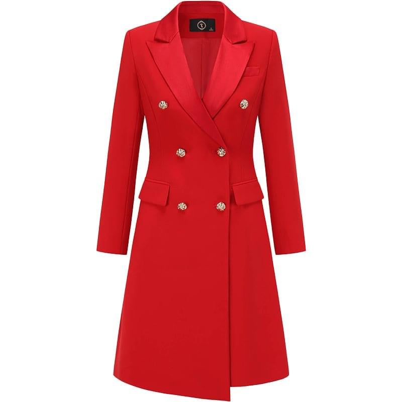 Red Blazer Dress